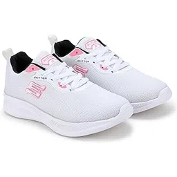 Womens Attractive Lace-Up Lightweight |Outdoor Sports Shoes | Breathable Mesh Sneakers with Cushioned Support for Hiking, Running, and Casual