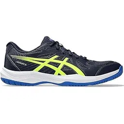 ASICS Upcourt 6 Men’s Badminton Indoor Court Shoes – Lightweight Mesh Upper, EVA Cushioning & Non‑Marking Rubber Grip- 12 UK