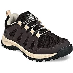 Men's Sports Trekking & Hiking,Biking,Walking Shoes with Rubber Outsole & Memory Foam Insole Lace-Up Shoes for Men's(ACSS-04|Black|Beige|LightGrey Size-6,7,8,9,10)