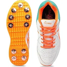 Lightweight Cricket Shoes for Men | Nalis Spikes | Water-Resistant | All-Round Performance Footwear for Outdoor and Field Sports