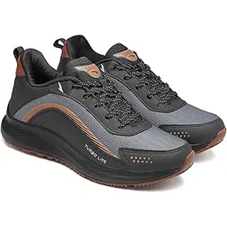 Men BOSS-01 Running and Casual Wear Running Shoes with Laces, Lightweight and Comfortable Shoes for Men & Boys, Ideal for Sports, Gym, Walking, and Daily Use