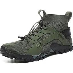 Water Shoes Sneakers Lightweight Hiking Shoes for Outdoor Trekking Casual 39Yard Green (Athletic)