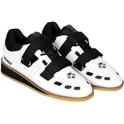 World Star Weightlifting Shoes for Men | Natural Leather with Mesh Lining Upper Eva Out Sole Weightlifting Shoes