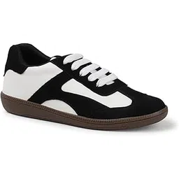 Women Casual Shoes | Colorblock Sneakers Lace-Up Shoes All-Day Comfort| Lightweight Design|Flat Sole