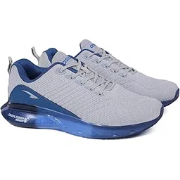 Men's Crystal-13 Sports,Gym,Running Shoes (Grey, Numeric_9)