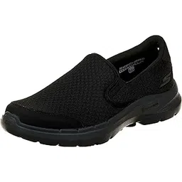Men's Walking Shoes-GO Walk 6-216623-BKCC-8 Black/Charcoal