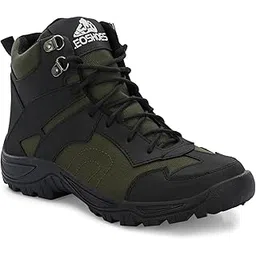 Leo Men's Black Waterproof Non-Slip Lightweight Outdoor Ankle Boots For Men