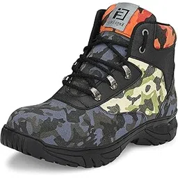Eego Italy Steel Toe Millitary Boots - WW-33-NEW-9 For Mens