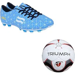 Football Pu M-90 with Gowin Football Shoe Country Color Argentina Size-2