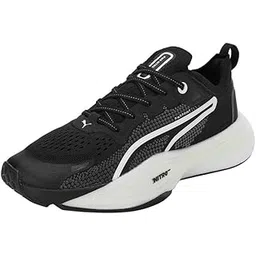 Unisex-Adult, PWR Nitro™ SQD 2, Black-White, Training Shoe, 4.5UK, (31015001)