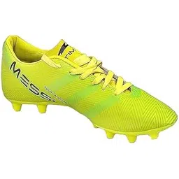 SHIFTER Men's Sport Synthetic TPU Football Studs Shoes Leather Upper for Hard and Grassy Surfaces Suitable for Sports, Die Cut Soft Cushion, Light Weight Insole