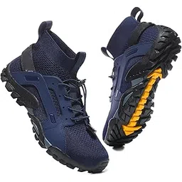 Water Shoes Sneakers Lightweight Hiking Shoes for Outdoor Trekking Casual 47Yard Blue