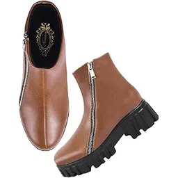 Smart Casual Side Chain Detailed Boots For Women & Girls