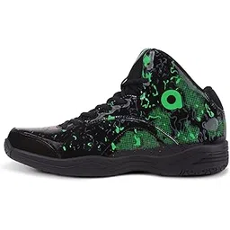 Wave Pro Men's Basketball Shoes for Men, Durable Rubber Sole, Indoor & Outdoor Court Shoes, Soft Cushion NR EVA Inner Insole, High-Performance Footwear for Basketball