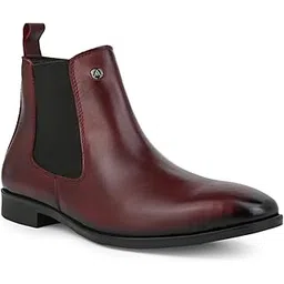 Red Jerry Series Leather chelsea Boot