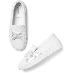 Women's Comfortable Slip-On Sneakers; Smart Casual Shoes for Regular Wear