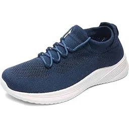 Trenzo Slip On Shoes for Women, Stylish & Breathable, Comfortable & Durable, Athleisure Knitted Active Wear Casual Shoe for Girls Walking, Running & Gym Shoes