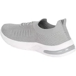 Women’s Breathable Mesh Athletic Grey Lace-Up Sneakers