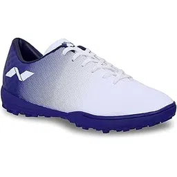Nivia 3933WH Oslar Football Turf Shoes for Mens, White and Purple
