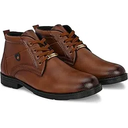 OASIS Stylish and Trendy Mid-Ankle Boots For Men ll Daily Use Casual Lace Up Shoes