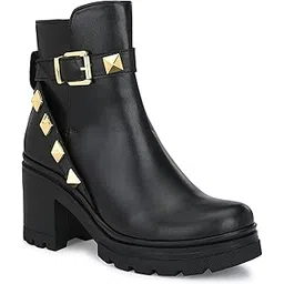 Women Brown Vegan Leather Chelsea Boots