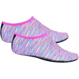 Soft Water Shoes Stretchy Aqua Socks Yoga Swim Shoe Dive Sock Pink XXL | Sporting Goods | Water Sports | Fins, Footwear & Gloves | Water Shoes | Men