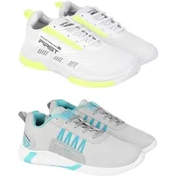 Men's Lightweight Breathable Mesh Sports Shoes Pack of 2