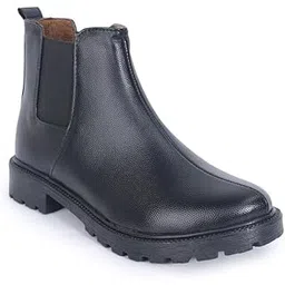 Women Block Heeled Chelsea Boots