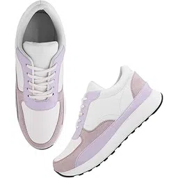 Sports Running & Walking Casual Sneaker Lightweight Shoes with Memory Foam Insole for Women's & Girls