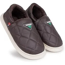 Latest Comfortable Indoor/Outdoor Men's Slip on Fur Shoes| Winter Snow Boots