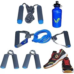 Badminton Shoe Smash Black Size-12 Kids with Verified Training Set