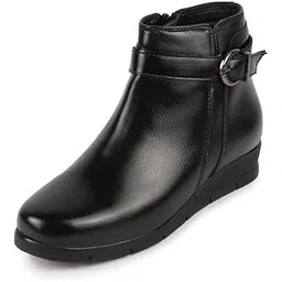 Women Zipper Closure Boots