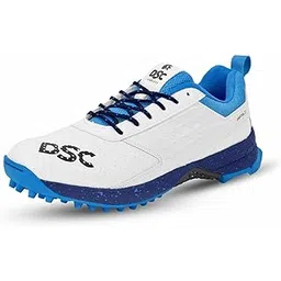 DSC Jaffa 22 Cricket Shoes for Men and Boys Uk-10 White-Navy