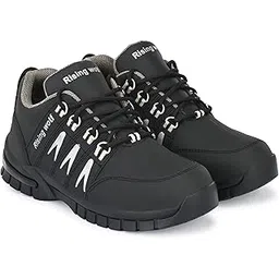 Men's Synthetic Leather Casual Light Weight Trekking & Hiking Shoes for Men