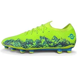 Shastra Football Stud for Men/Sports and Athletic Footwear with Stitchless Knitted Upper/Moulded Heel Counter/Moulded Ortholite Foam Insole