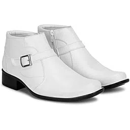 Royal Look Latest Patent Zip Boots for Men