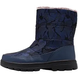 Calandis™ Mens Winter Mid-Calf Snow Boot Fur Warm Waterproof Snow Cotton Boots 38 | Men's | Hiking Shoes & Boots | Clothing | Camping & Hiking | Outdoor Sports