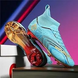 Professional Soccer Cleats for Men - Indoor & Outdoor Football Shoes for Training & Matches