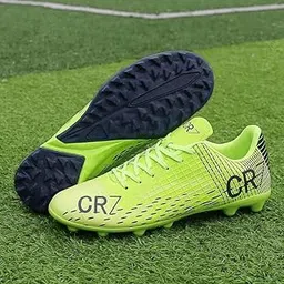 Men's Soccer Shoes for Turf & Grass - Non-Slip Football Sneakers for Training & Matches