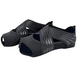 4Xnon Skid Women Barre Yoga Shoes Pilates Grip Socks Flexible Machine Wash Black S | Womens Shoes | Athletic