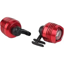 Shoes Light, Glow in The Dark USB Charging 2Pcs Lightweight Wear Resistant Walk Shoes Headlight for Running Camping (Red)