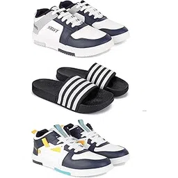 Men's Sports Shoes | Lightweight Stylish & Easy to Wear for Men'sGR-(3-Combo)-1075-3024-1074