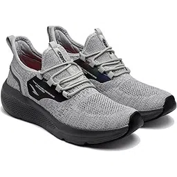 Men HIGHWAY-02 Running and Casual wear Running Shoes with Laces, Lightweight and Comfortable Shoes with Upper Fabric and Phylon Sole for Men & Boys