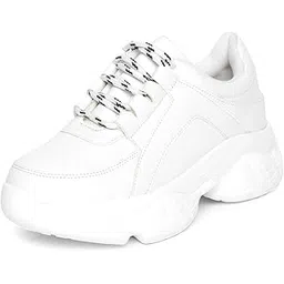 Women's Shoes for Walking Gym Training, Casual, Sports, Slip-On, Lightweight Lace up Athletics Slipon Running Sneaker for Ladies and Girls LBCNV6013