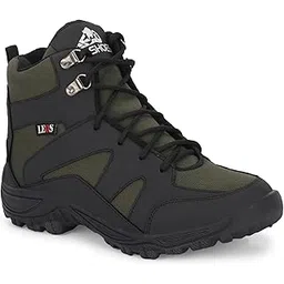 Leo Men's Waterproof Non-Slip Lightweight Outdoor Mid Top Ankle Boots For Men Boots For Men