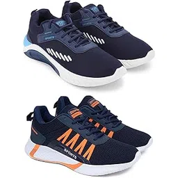 Exclusive Range of Comfortable Multi-Purpose Sports Running Shoes for Men (Pack of 2)