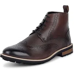 Egyptian Crust Leather Formal Lace Up Chuka Boot for Men | Comfortable for Business, Casual, Parties