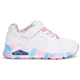 Girls UNO GEN1-FRESH Blooms Light Pink Slip On Casual Sneakers