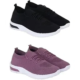 Women's Casual Walking Slip-On Combo Shoes