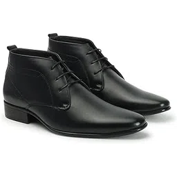 Men's Leather Lace-Up Chukka Boots